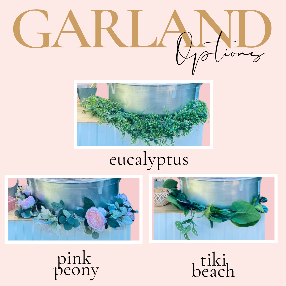 Mini Organic Cotton Candy Cart Service Package